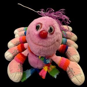 Commonwealth Lots a Legs Caterpillar Plush Vtg 1984 Stuffed Animal 10 Legs READ